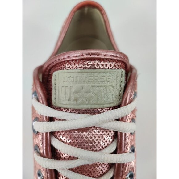 Converse Women's CTAS Sequin Pink Platform Low Top Sneakers Size 11 US - Picture 9 of 9